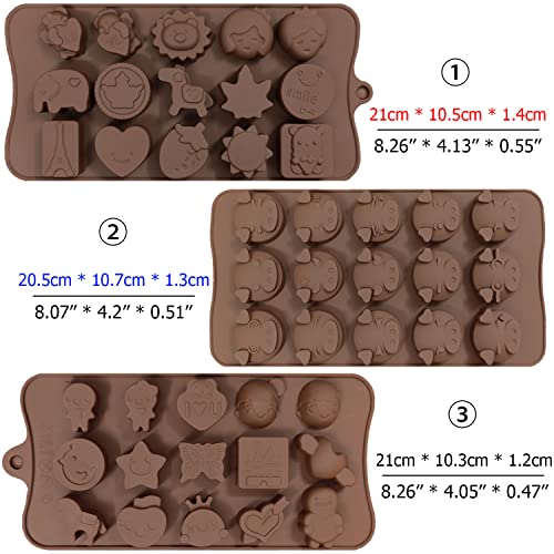 6 pcs Silicone Chocolate Molds - Image 2