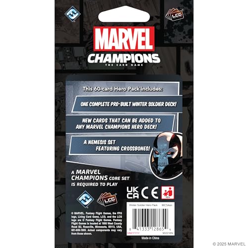 Asmodee | Marvel Champions The Card Game - Winter Soldier Hero Pack | Card Game | Ages 14+ | 1-4 Players | 45-90 Minutes Playing Time - Image 2