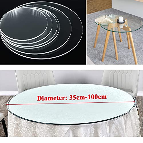 Meuble décoratif en verre transparent pour table de salon et bureau - 3