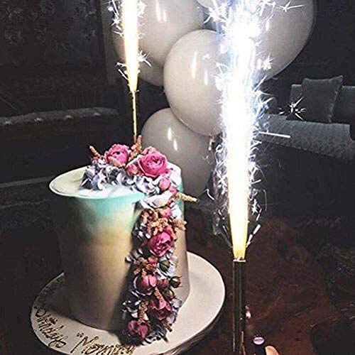 image for kekafu 12 Pcs Birthday Candles, Gold Cake Decorating Candles Used for 