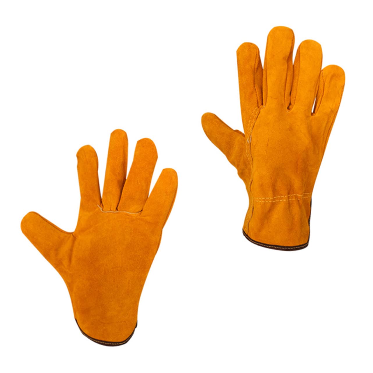 Mikikit Heat Insulation Gloves for Men Welder Gloves Fire Pit Cooking Oven Protection