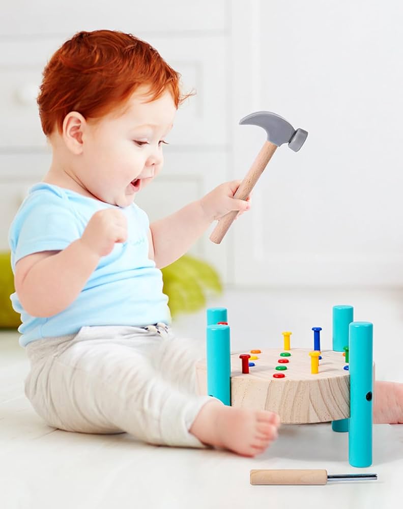その他 Pingu Wooden Toy Hammer Game Extra Hammer / Hammer Game / Montessori / Wooden Toy