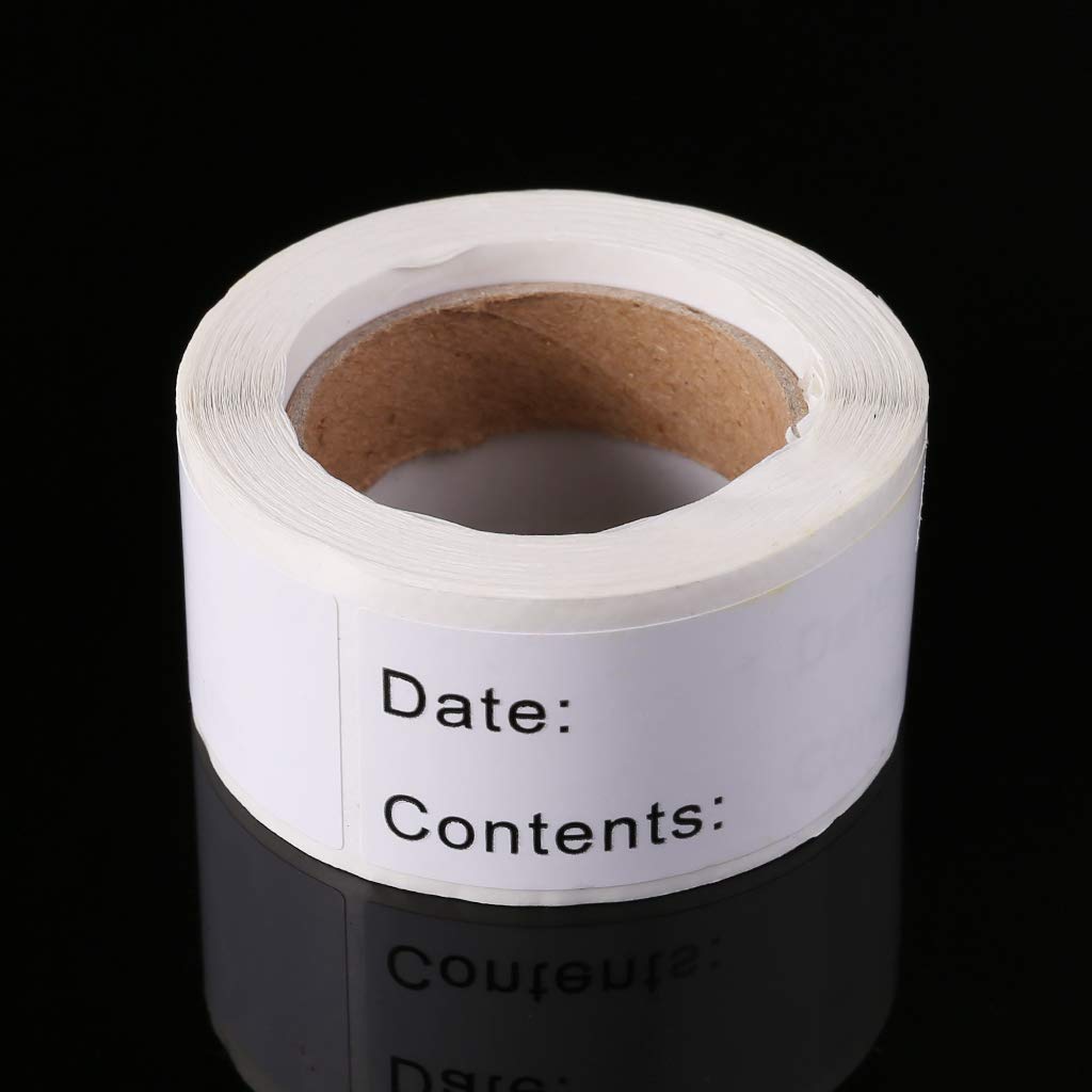 125pcs/roll Home Kitchen Food Storage Labels Refrigerator Freezer Adhesive Stick