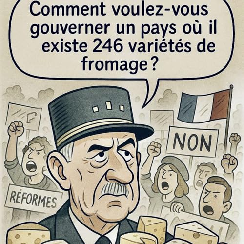 『12 phrases belles ou amusantes sur le côté râleur des Français 😡😂 12 beautiful or funny phrases about the grumpy side of the French (De Gaulle, Churchill, Thatcher, Roosevelt, Dali...) - DELF A2 / B1 - French Lower Intermediate Level』のカバーアート