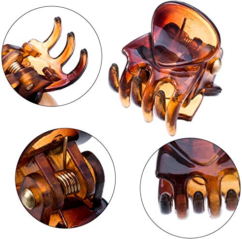 Mini Hair Clips, Women's Hair Gripper 24 Pack Small Hair Clips, Plastic Orchid Clips, Plant Clips - Image 3