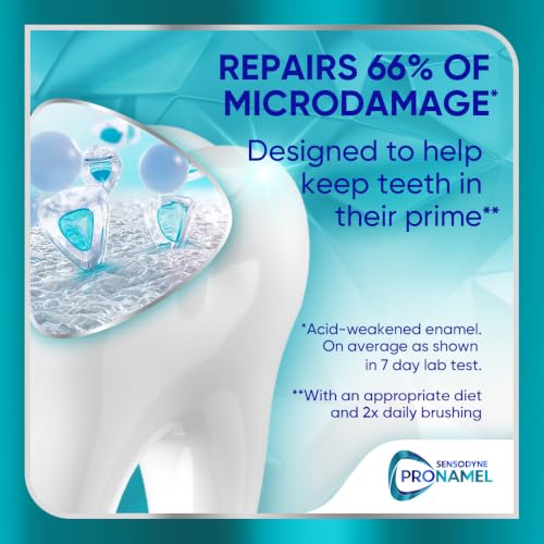 Image of Sensodyne Pronamel Clinical Enamel Strengthening Toothpaste, Whitening Action, 3.4 oz (3 Pack)