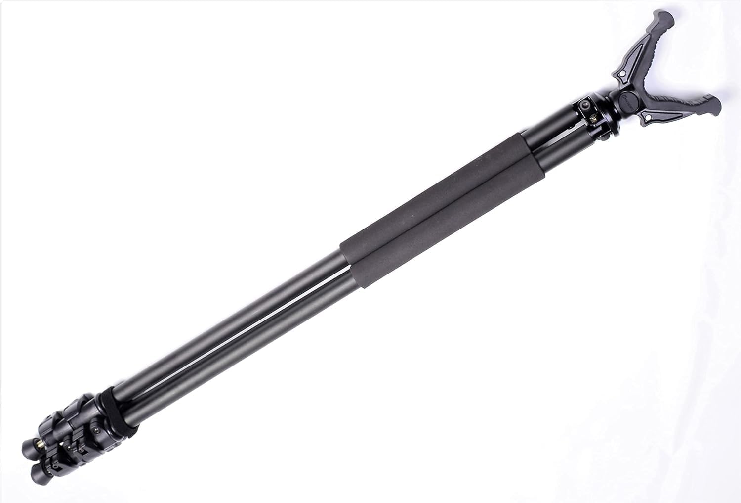 Hammers Telescopic Shooting Tripod w/Adjustable Quick Flip Leg Lock Ball Bearing Pivot V Yoke Max. Height 68"
