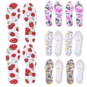 Kids Insoles | Child Replacement Insole Shoe Sole Inserts for Children 8 Pairs (8)