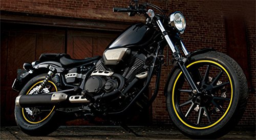 QOHFLD Newbee 16 Pz Strisce Adesivo Ruota Moto