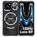 DOOGEE Blade GT 5G Rugged Smartphone, 2025 Newest Telefono Indistruttibile con Effetti di Luce LED Dinamici, Dimensity D7050, 32GB+256GB, 6.72" FHD+120Hz, 48MP, 5500mAh, NFC/Face ID/Fingerprint/WiFi6