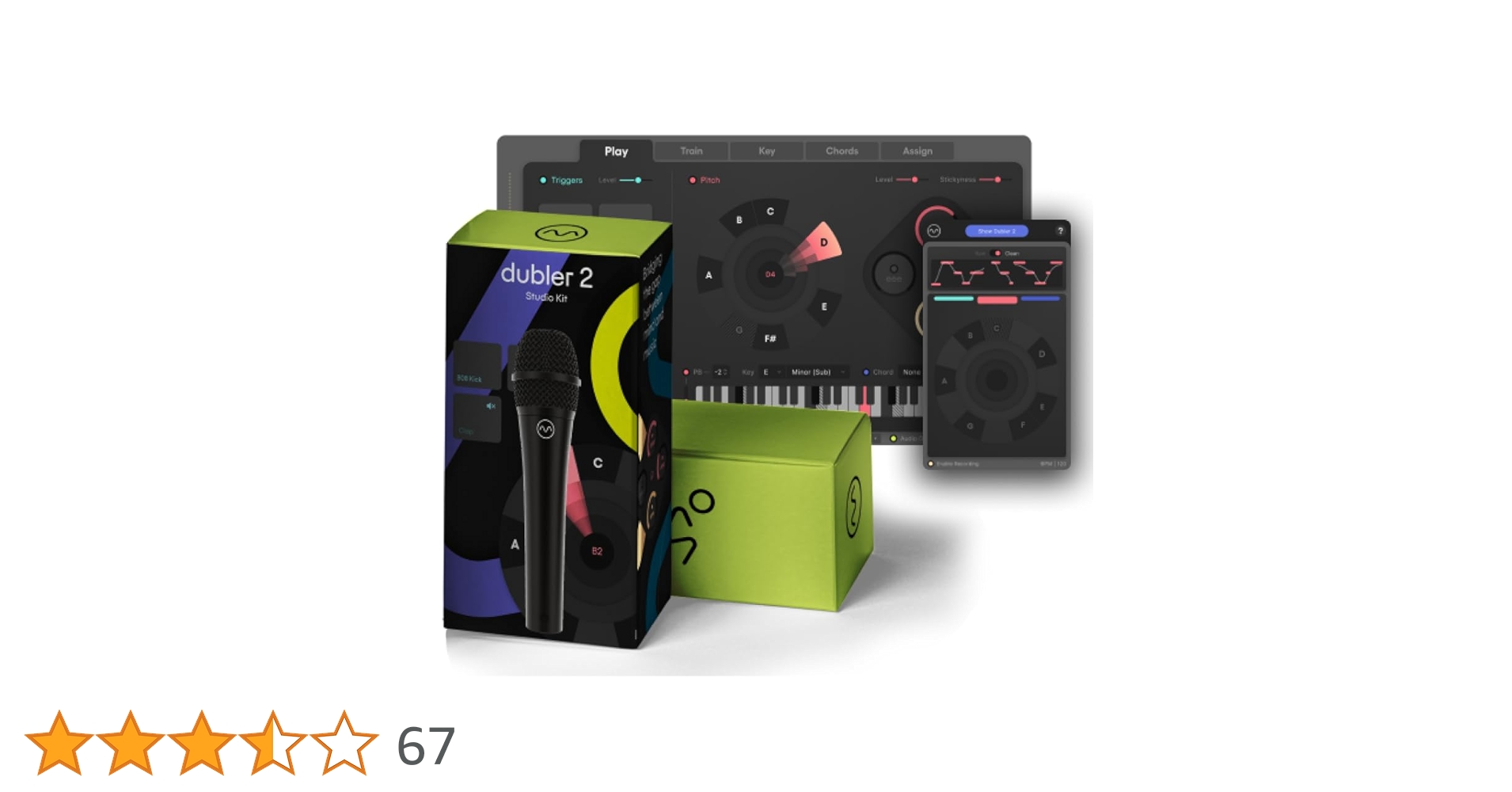 Amazon | Dubler Studio Kit 2 音声からミディコントローラーへ