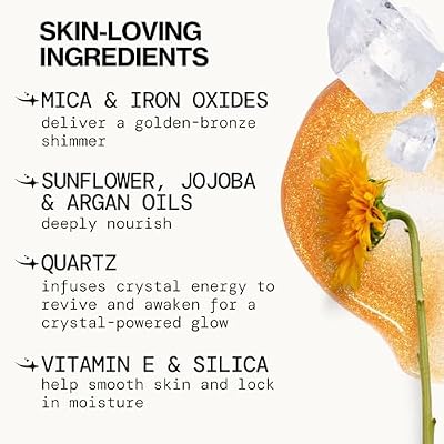 Pacifica Bronzing Body Oil Crystal Bronze Shimmering Oil for Natural Sun-Kissed Glow, Hydrating Body Illuminator, Vanilla Coconut Scent, Vegan & Cruelty-Free, Clean Beauty, 4 fl oz
