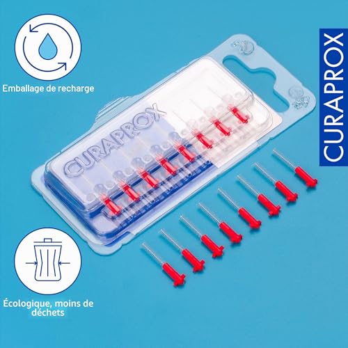 Curaprox CPS 07 Recharge Prime, Lot De 8, Rouge, Fabriqué En Suisse – vue 5