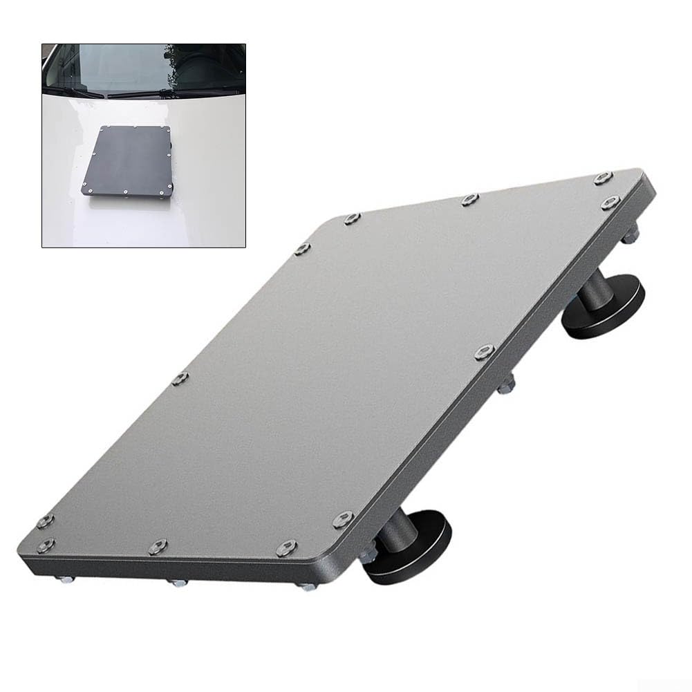 Soporte magnético de techo para Starlink, soporte de señal resistente con 4 imanes fuertes, soporte de aleación de aluminio seguro para pintura para RV, camión, barco, caravana, furgoneta, color negro