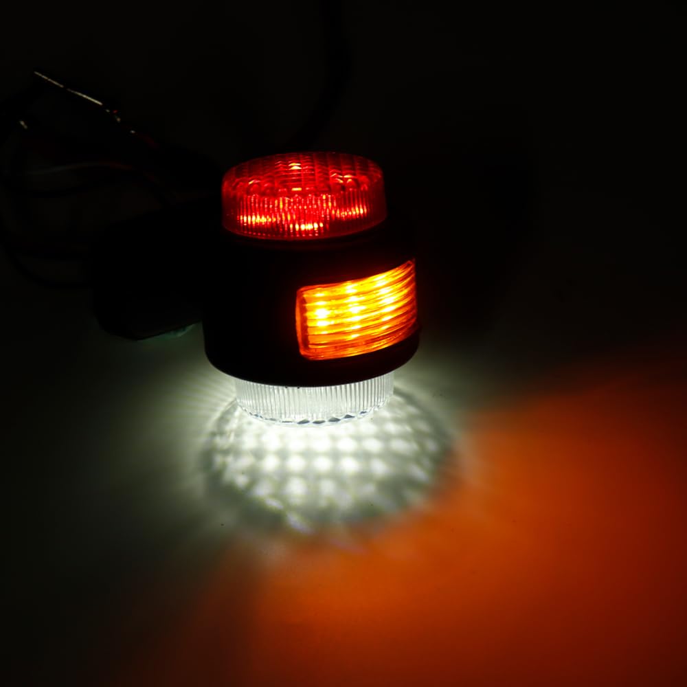 4PCS 12V-24V Umriss Seite Marker Blinker Freiheit Licht Anzeige Gummi Lampe Anhänger Lkw Caravan van