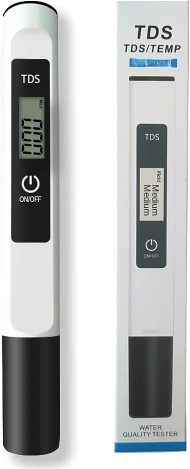 PH Meter High Precis for Water Quality TDS Tester with Measurement Range Suitable Aquarium Swimming Pool(White)