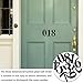 DOITOOL Door Signs for Home 10pcs Self-adhesive 3d Number Stickers Number Stickers for Mailbox