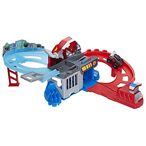 Playskool Heroes Transformers Rescue Bots Flip Racers Chomp and Chase Raceway, Standard Packaging