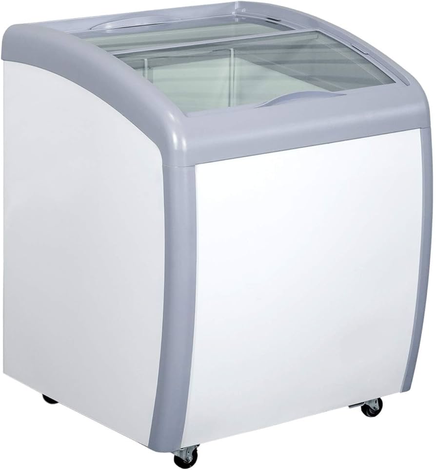 Amazon.com: AFE XS-160YX Curved Glass Top Chest Freezer - 26