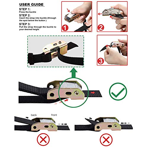 Kovas Gymnastic Rings Adjustable Straps with SUS304 Stainless Steel Ring Mounts,Gymnastic Rings for Full Body Strength and Muscular Bodyweight Training,2 Stainless Steel Heavy Duty Universal Hangers