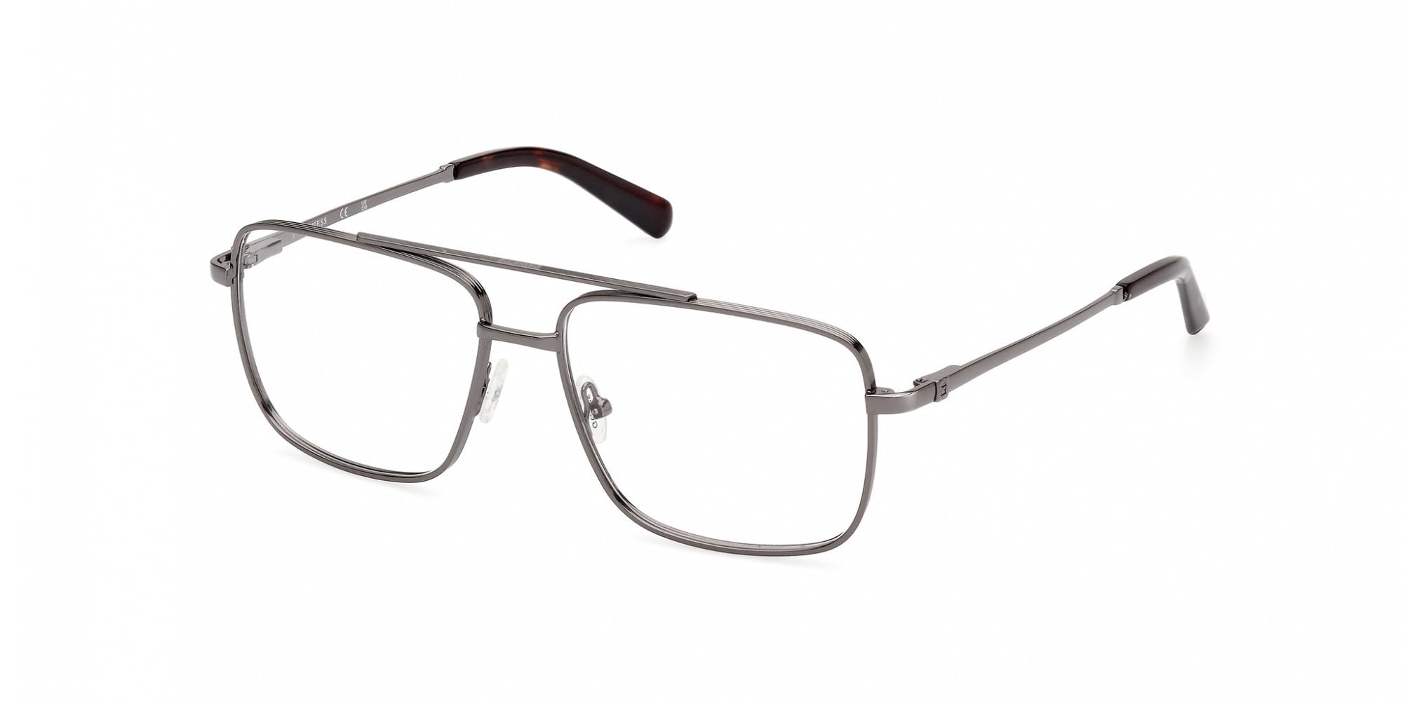 Guess Anthracite Man Gu50097 008 Optical Frames Metal Squared Normal
