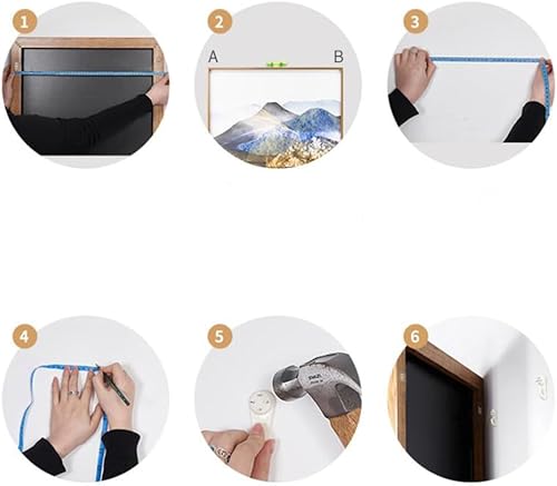 Miniatura 8 de INVIN ART Wassily Kandinsky - Lienzo enmarcado Giclée, serie 5, arte de pared para sala de estar, hogar y oficina (marco delgado negro, 24 x 32