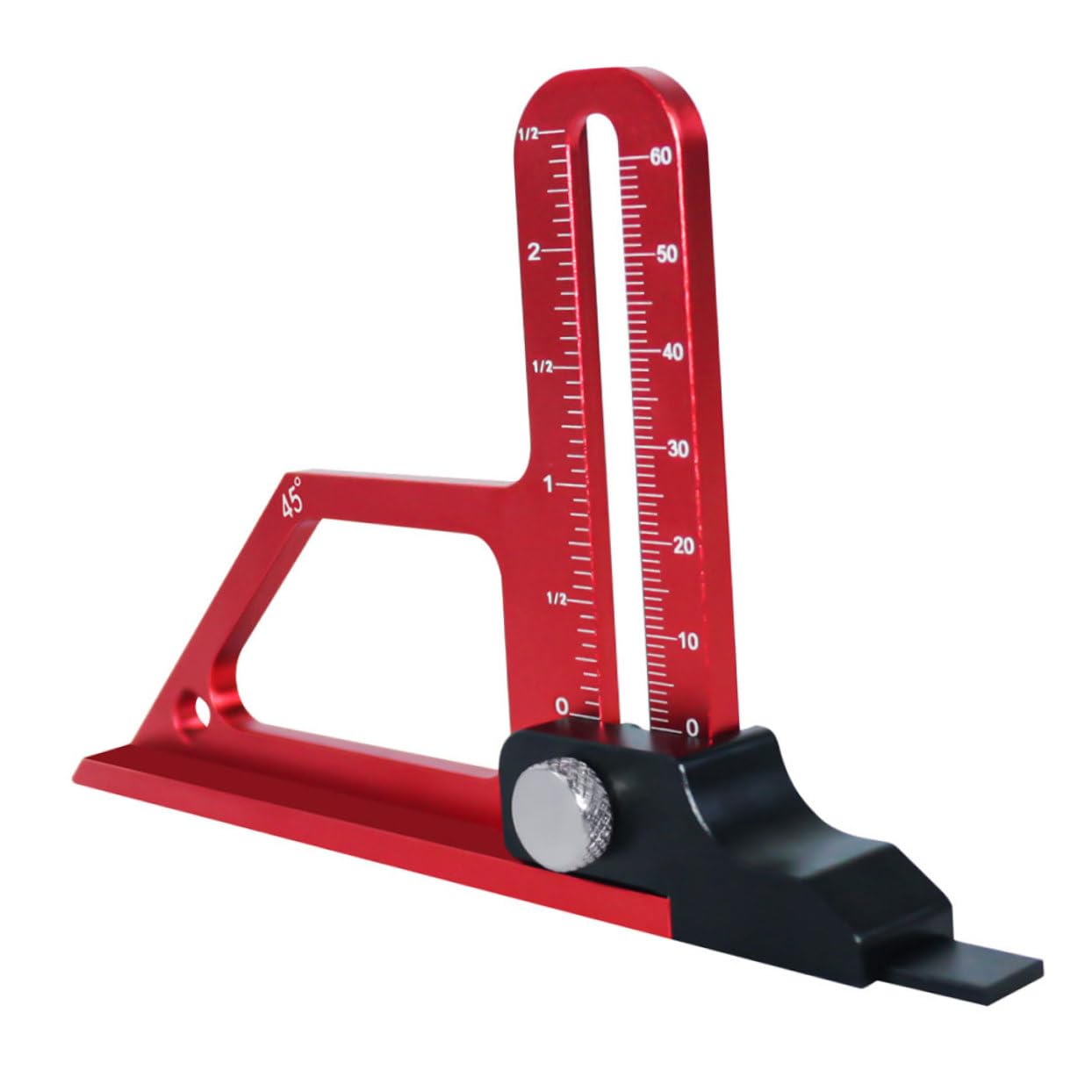 Jauge de profondeur portable pour scie à table Amosfun, mesure de précision en menuiserie