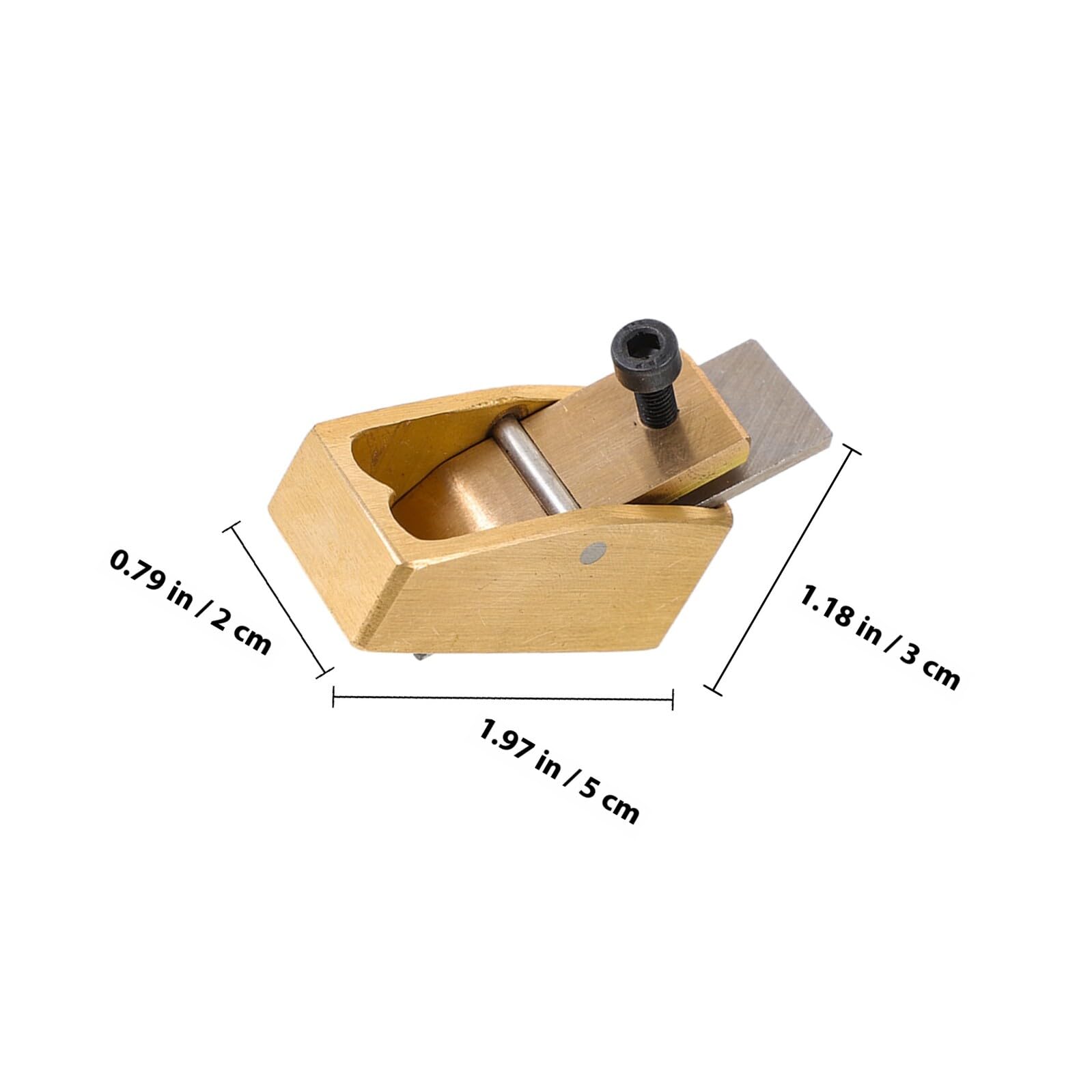 Pialla Manuale per Liutai da 16 Mm, Strumento di Liuteria per Violino e Violoncello, Mini Pialla a Mano per Lavorazione del Legno Artigianale, Compatta e Regolabile