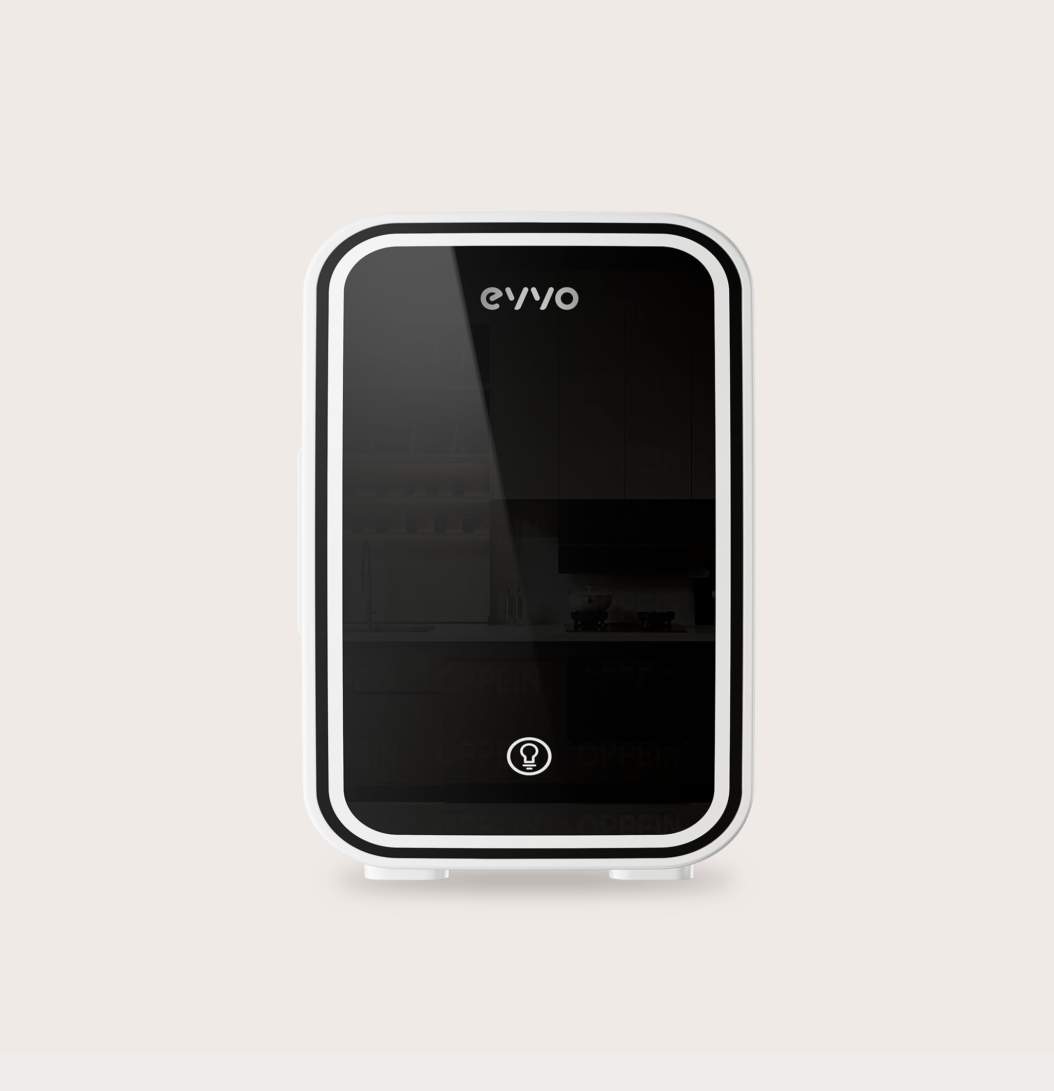 Riempito EVVO F6 Beauty Mini Refrigerator White Cosmetico Portatile - Dettaglio