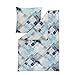 Produktbild ESTELLA Bettwäsche Pius | Jeans | 135x200 + 80x80 cm | bügelfreie Interlock-Jersey-Qualität | pflegeleicht und trocknerfest | ideale Vier-Jahreszeiten-Bettwäsche | 100% Baumwolle