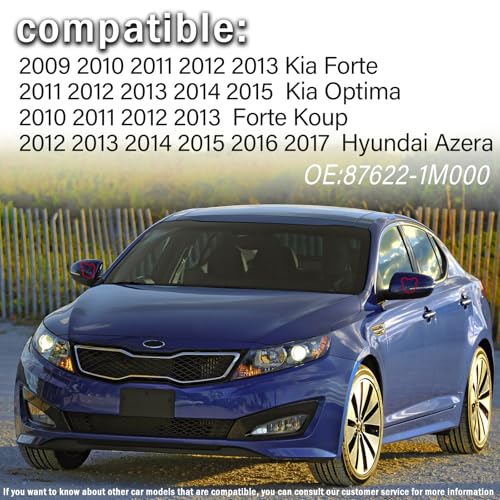 Lqito Driver or Passenger Side Mirror Control Motor Fits 2011-2015 Kia Optima 2009-2013 Kia Forte 丨Kia Forte Koup 2012-2017 Hyundai Azera Side View Mirror Actuator Motor Replace#87622-1M000