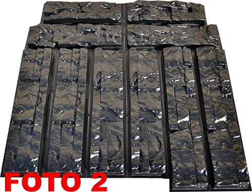 Concrete Molds Diy Set 10 Pcs Plastic Molds For Concrete Plaster Wall Stone Cement Tiles Mould Abs W02-New #TOP1