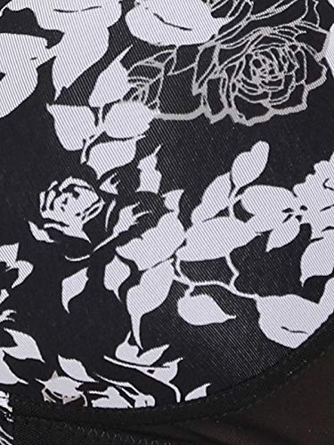 Image of Clovia Women's Softly Padded Non Wired Floral Print T-Shirt Bra