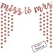 Bachelorette Party Decor Miss To Mrs Banner For Rose Gold Glitter Wedding Bridal Shower Party Supplies