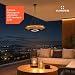 Klarstein LumiHeat Decken-Infrarotheizung 2000 W – Terrassen-Heizstrahler mit LED -Beleuchtung, App-Steuerung & Fernbedienung, wasserfest, geräuschloses Heizen