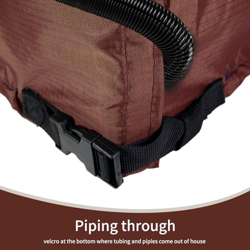 Air Conditioner Cover for Outside Units-Sturdy AC Cover for Outside Unit,Water-Resistant, sturdy, with Mesh Vents and Elastic Hem Cord, Fits up to 36 x 36 x 39 inches…