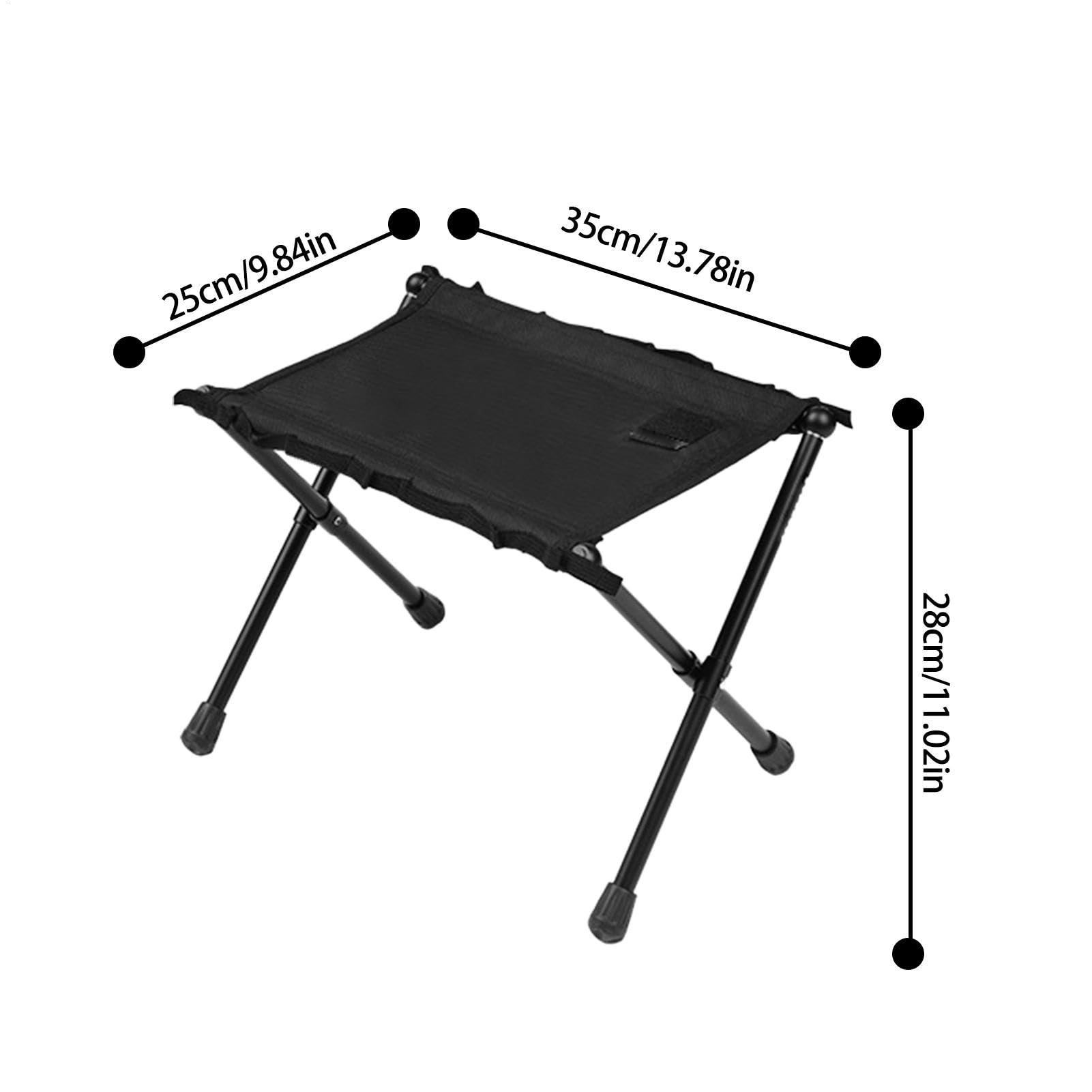 Sgabello Da Campeggio Leggero Leggero e compatto | Pieghevole La soluzione per appassionati di backpacking, idea regalo per lui o lei, sedile da viaggio, picnic, spiaggia e
