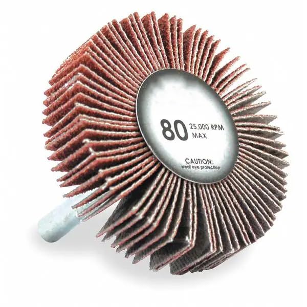 Flap Wheel, AO, 2x1/2x1/4 in Shank, 60G, Mfr: 11260-A