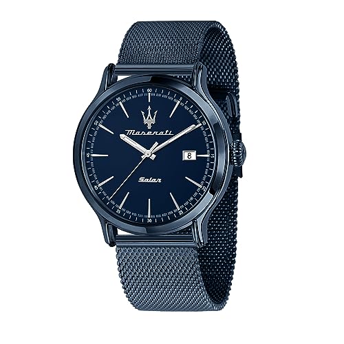 Maserati montre chronographe homme en acier noir cadran elegant