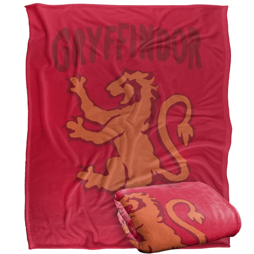 HARRY POTTER Blanket, 152 x 127 cm The Gryffindor Silky Touch Super Soft Throw Blanket