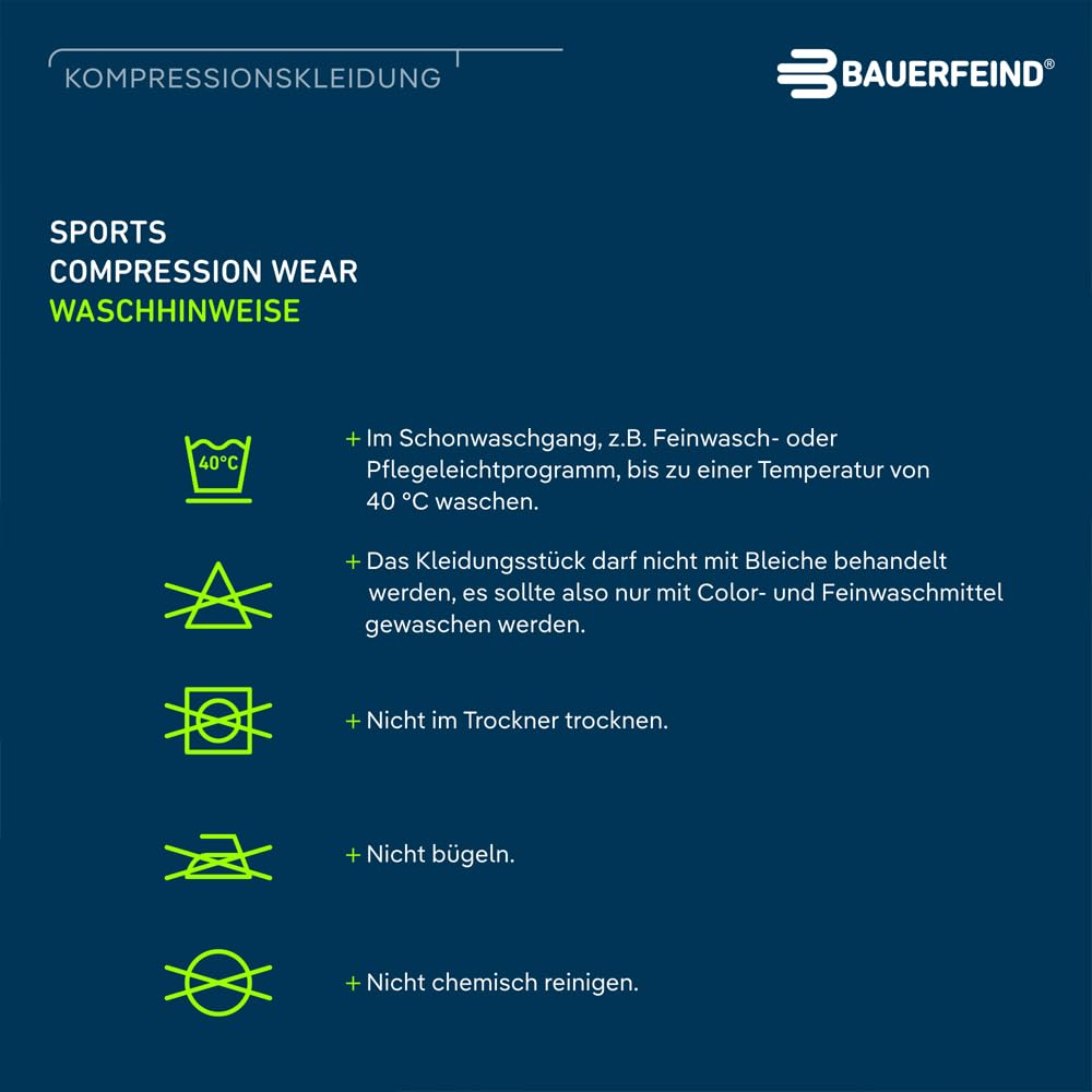 BAUERFEIND Kompressions-Hose „Sports Compression Tights Long“, Sporthose für Damen, Lang, Für verbesserte Durchblutung der Beinmuskulatur, Polyamid/Elasthan
