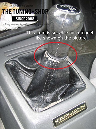 The Tuning-Shop for Volkswagen Corrado 1988-95 Shift Boot Black Leather
