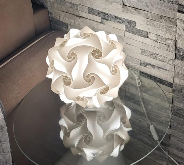 Lampada da comodino a Led camera da letto Sfera bianca moderna design Abat jour FIOCCO 25 cm Paralume como tavolino tavolo soggiorno Illuminazione per interni lampadina a led e27