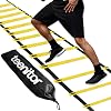 Escalera de agilidad Teenitor, escalera de velocidad para fútbol, velocidad, entrenamiento de pies para fútbol americano, con bolsa de transporte, equipo de entrenamiento de agilidad, 13 peldaños, 23 pies 2