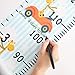 QtGirl Kids Growth Chart, Height Chart for Child Height Measurement Wall Hanging Rulers Room Decoration for Girls, Boys, Toddlers(Giraffe)