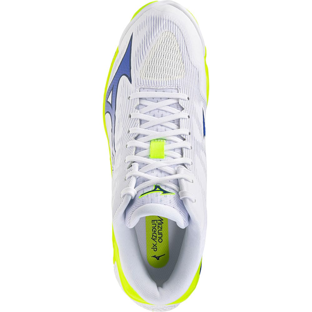Mizuno Shoe Wave Lightning Elite MID. 39 – Bianco Light Yellow Dazzling Blue 44