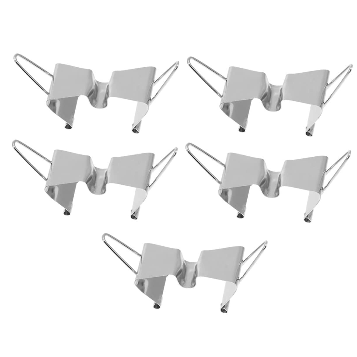 ULDIGI 2sets Stainless Steel Wet Canvas Clips Oil Painting Frame Clip Canvas Carrier Art Supply 5pcs*2