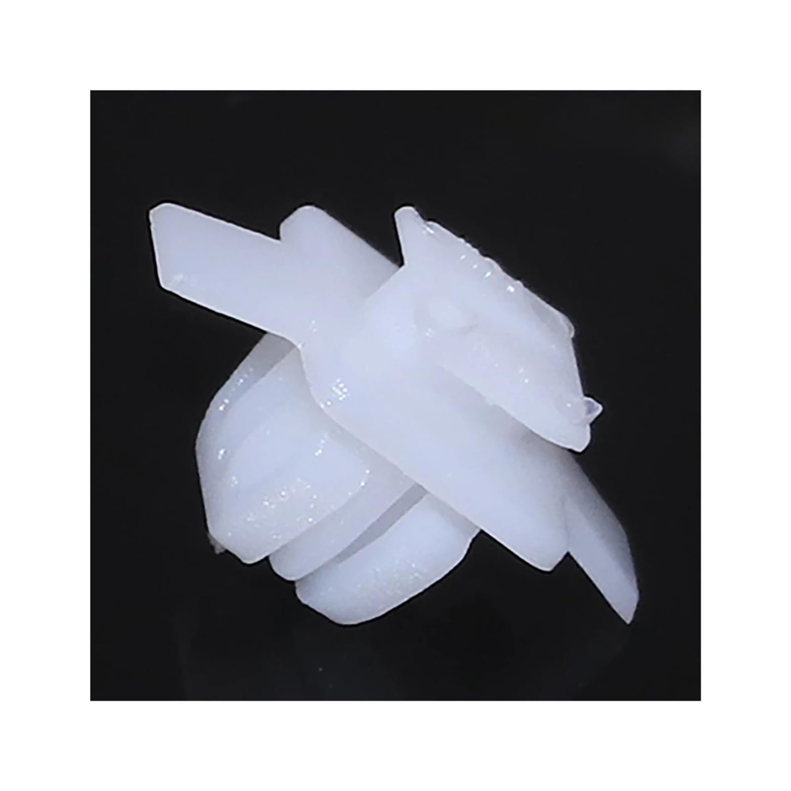 FDCSKINX 15Pcs 91513SMGE11 Wing Arch Trim Clips Surround Garnish Compatible CRV Car Front White Nylon Accessories