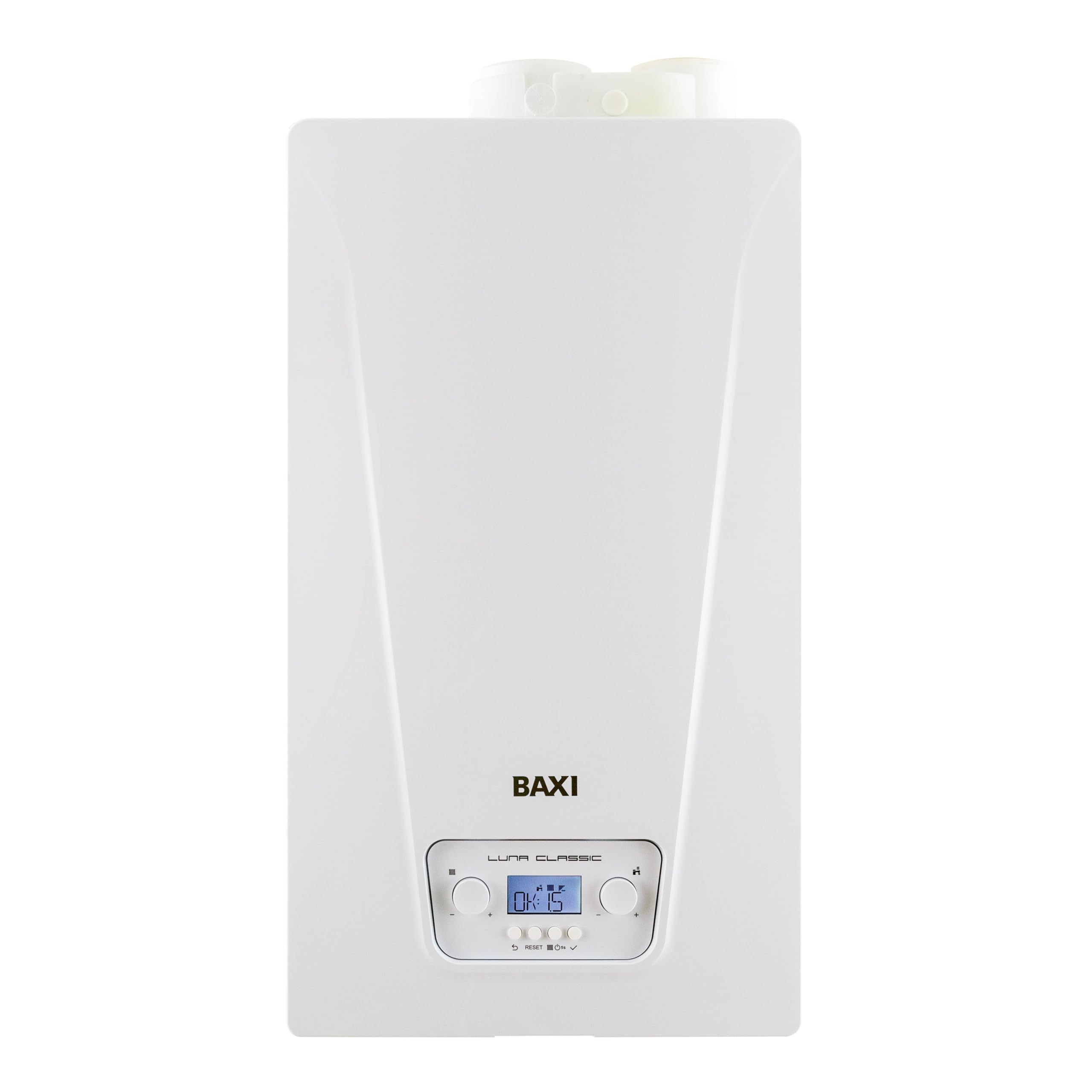 Baxi Luna Classic 28 Caldaia Murale Compatta a Condensazione, a Metano/GPL/Aria Propanata, Riscaldamento e Acqua Calda Sanitaria, Piccole Dimensioni, 70 x 39,5 x 28,5 Cm
