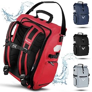Valkental 3in1 Fahrradtasche Pro Rot 23L